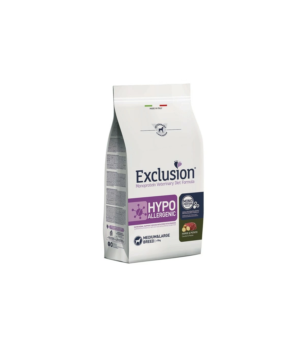 Exclusion Diet Formula Hypoallergenic Cavallo E Patate Medium Large 12 Kg 3 Exclusion Diet Formula Hypoallergenic Cavallo E Patate Medium Large 12 Kg
