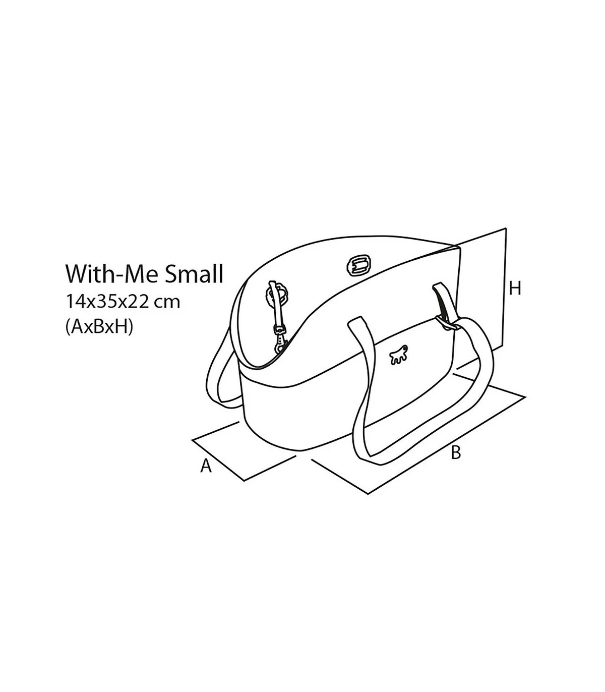 Ferplast With-me Borsa Small Viola 4 Ferplast With-me Borsa Small Viola - immagine 2