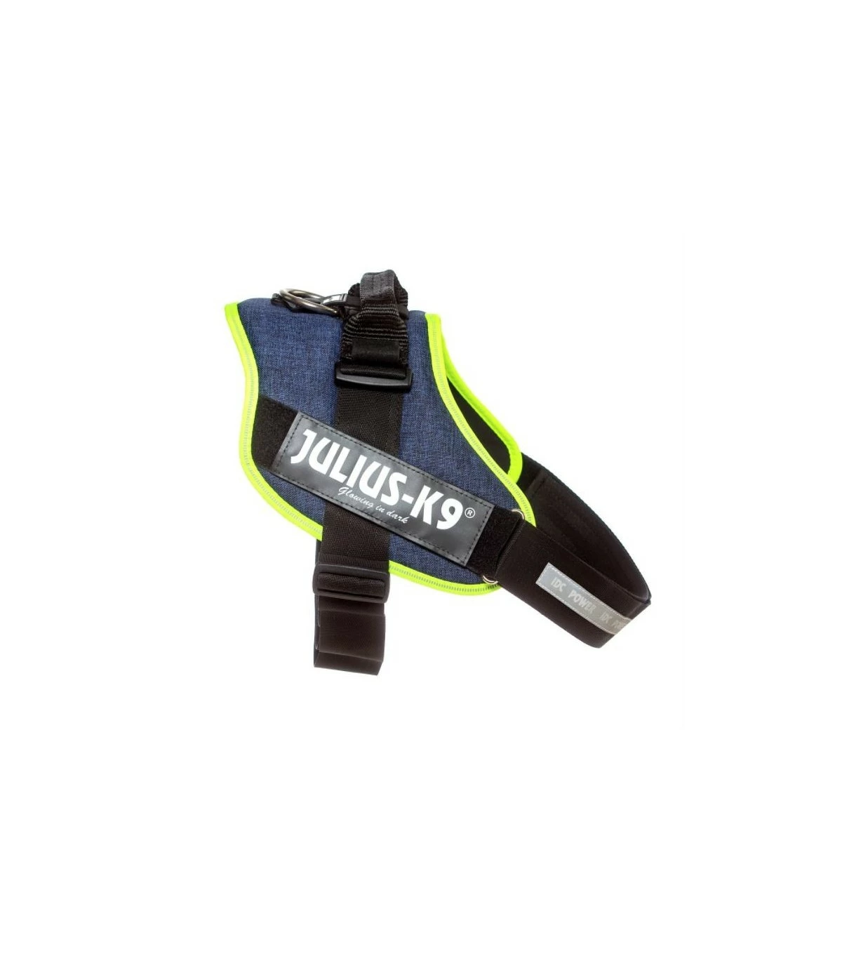 JULIS K-9 Julius K9 Pettorina Idc Power Harnesses DENIM NEON Tg. 3 4 JULIS K-9 Julius K9 Pettorina Idc Power Harnesses DENIM NEON Tg. 3 - immagine 2