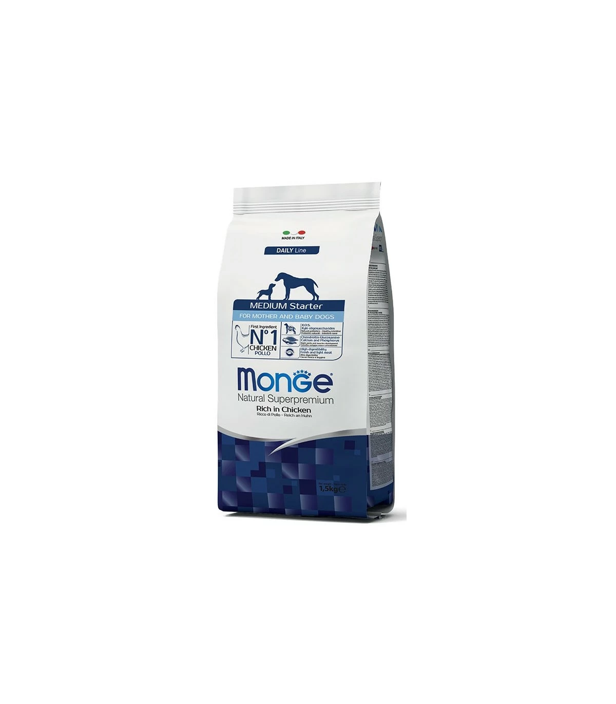 Monge Cane Medium Starter Pollo 1,5 Kg 3 Monge Cane Medium Starter Pollo 1,5 Kg