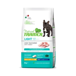 Natural Trainer Light In Fat Small & Toy Adult Con Tacchino 2 Kg