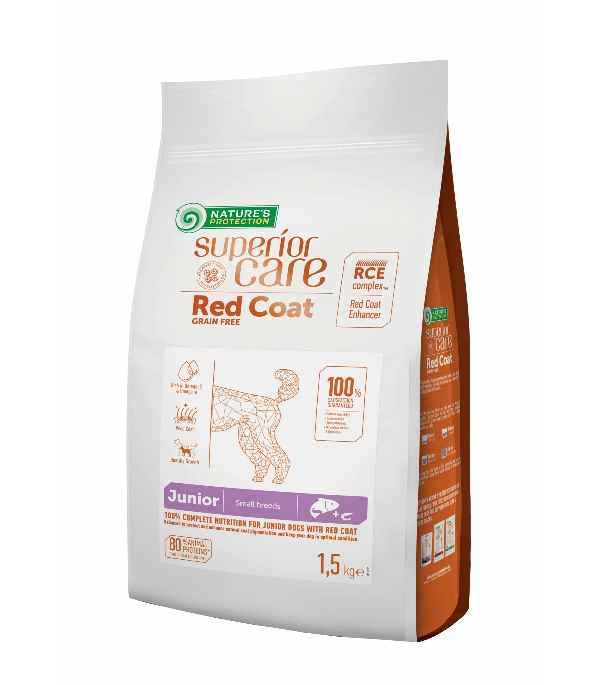 Nature's Protection Superior Care Junior Red Coat Small 1,5 Kg 3 Nature's Protection Superior Care Junior Red Coat Small 1,5 Kg