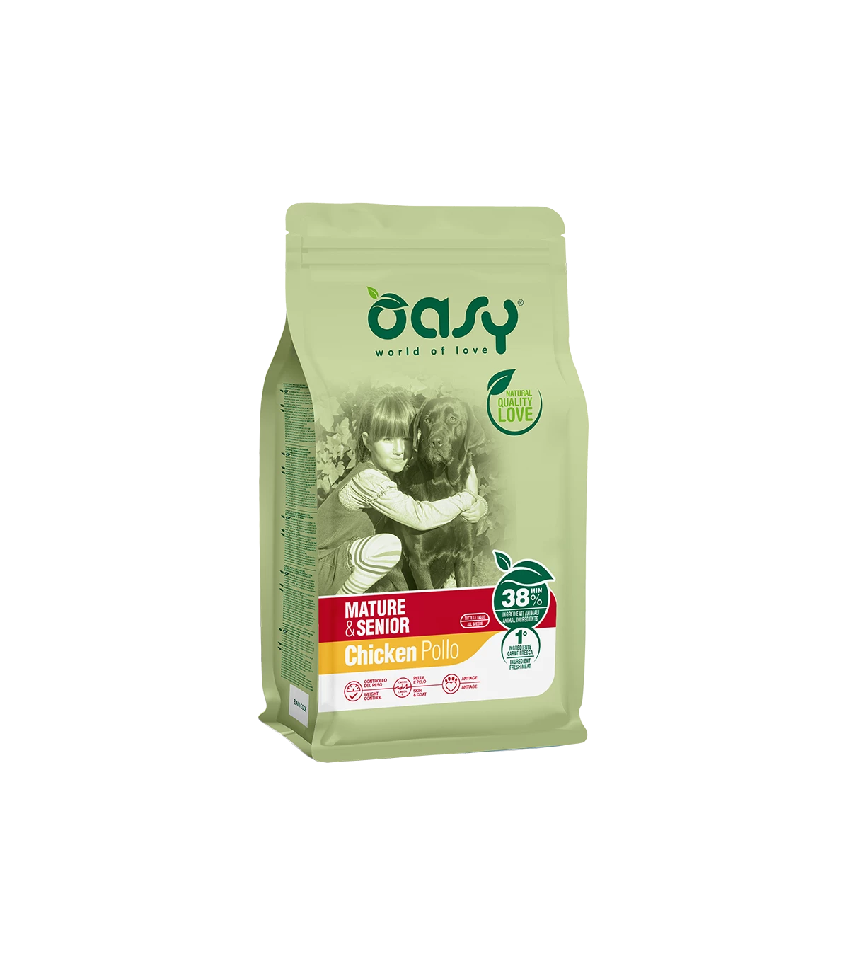 Oasy Cane Mature & Senior Pollo 12 Kg 3 Oasy Cane Mature & Senior Pollo 12 Kg