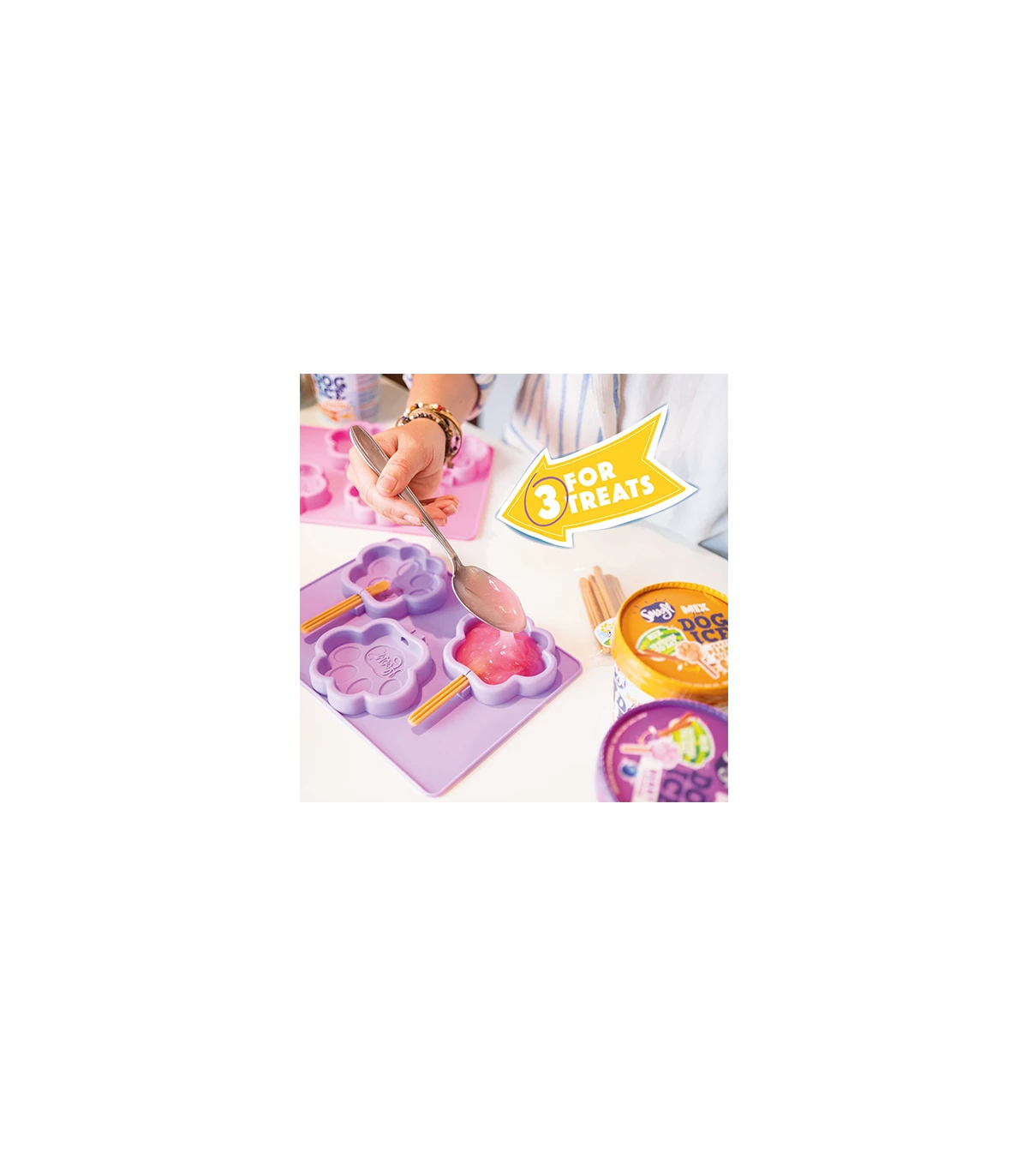 Smoofl Stampino Gelato Per Cani Taglia Grande 4 Smoofl Stampino Gelato Per Cani Taglia Grande - immagine 2