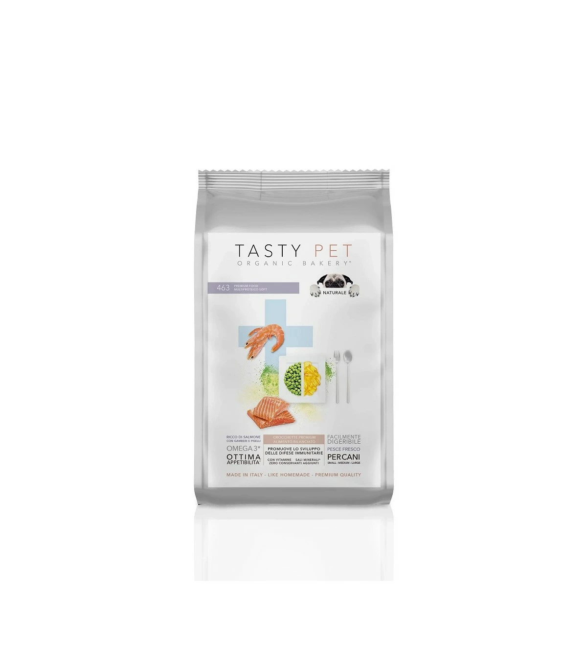 Tasty Pet Premium Food Crocchette Per Cane Al Salmone 2.5 Kg N. 463 3 Tasty Pet Premium Food Crocchette Per Cane Al Salmone 2.5 Kg N. 463