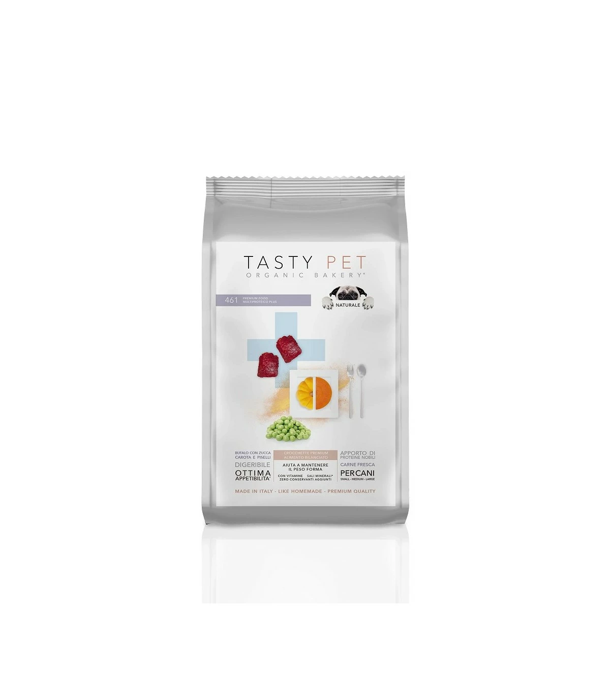 Tasty Pet Premium Food Crocchette Per Cane Con Bufalo E Piselli 2.5 Kg N. 461 3 Tasty Pet Premium Food Crocchette Per Cane Con Bufalo E Piselli 2.5 Kg N. 461