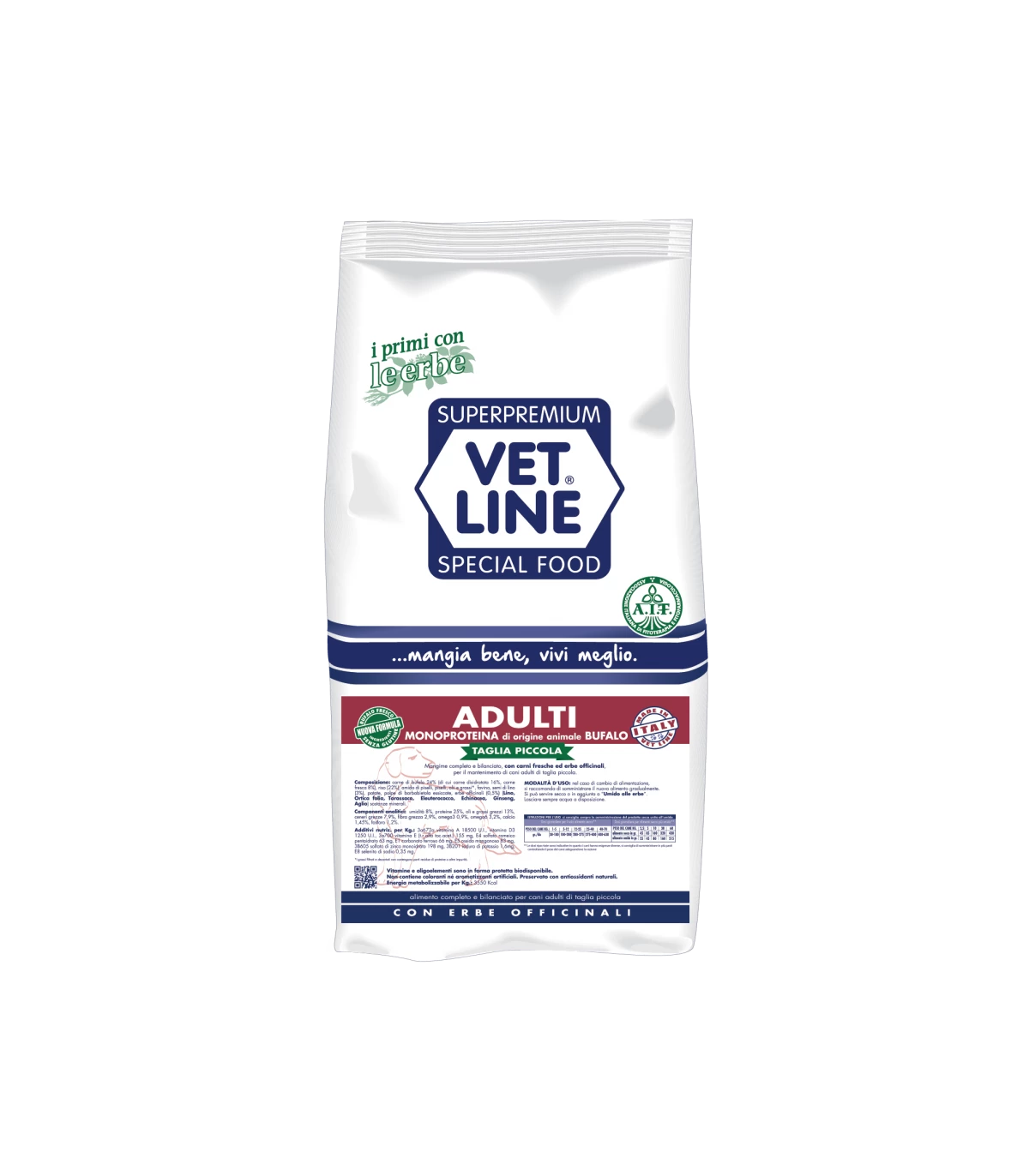 Vet Line Cane Adulto Taglia Piccola Bufalo 3 Kg 3 Vet Line Cane Adulto Taglia Piccola Bufalo 3 Kg