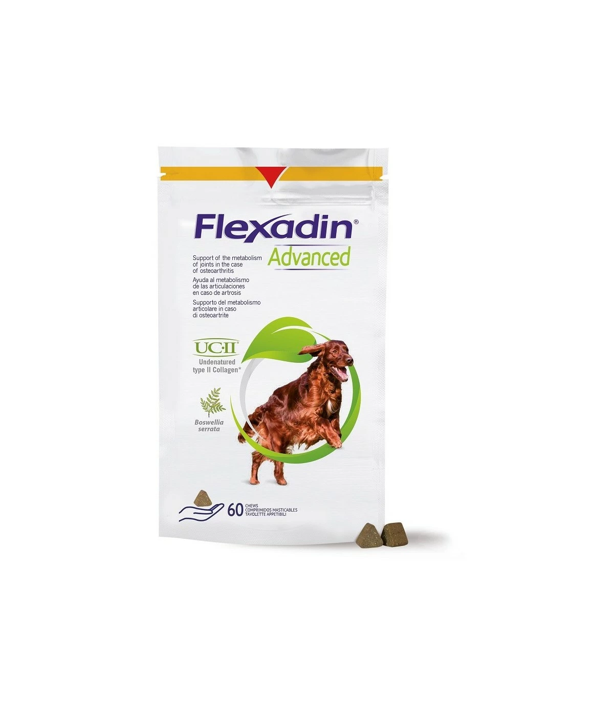 Vetoquinol Flexadin Advanced 60 Tavolette Masticabili 3 Vetoquinol Flexadin Advanced 60 Tavolette Masticabili